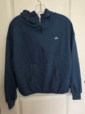 ALO yoga Half-zip hoodie - Size Medium - Blue